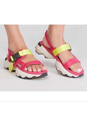 Sorel Kinetic Impact Sling Sandals Cactus Pink, Size 8.5